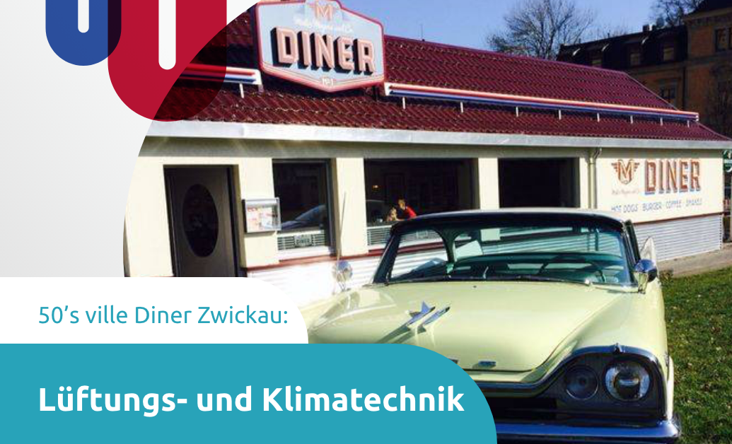 Neue Lüftungs- und Klimatechnik 50's ville Diner Zwickau - Aktuelles Bauvorhaben Wärmetechnik Wilkau-Haßlau